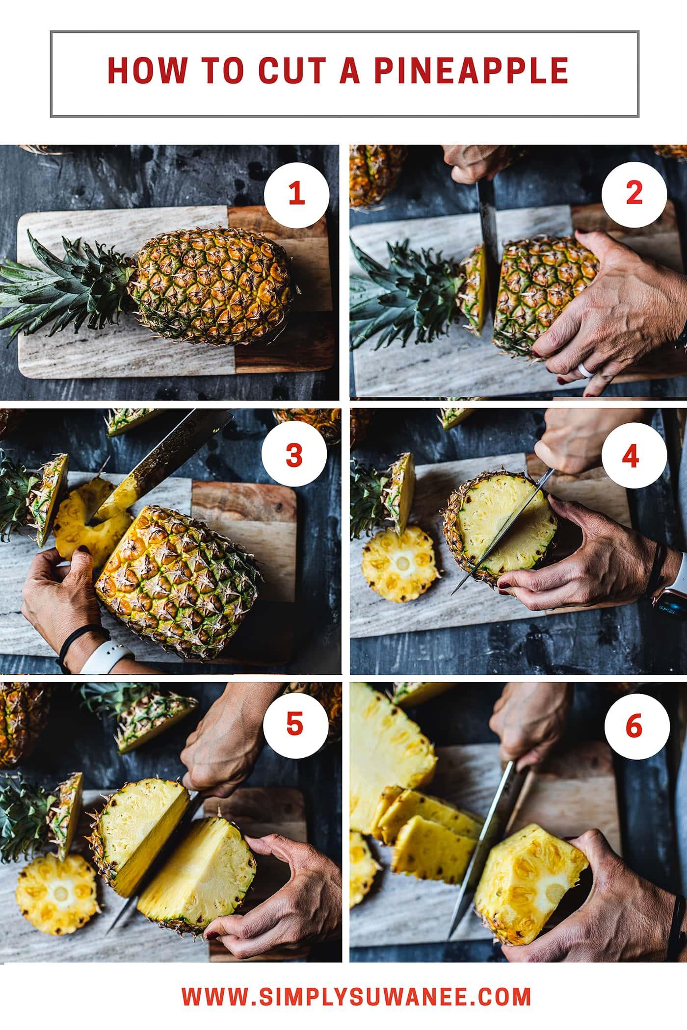 Do you love pineapples but have always been intimidated by how to cut them? Today, I