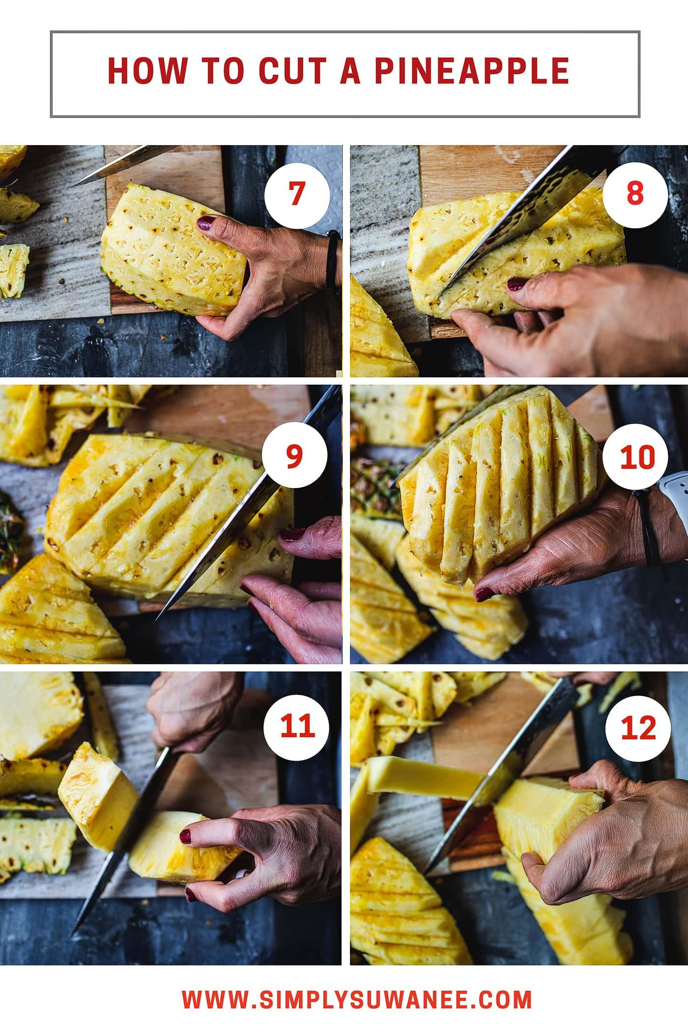 Do you love pineapples but have always been intimidated by how to cut them? Today, I