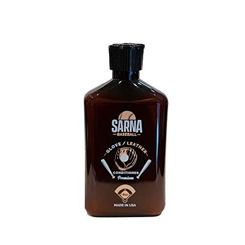 SARNA Baseball Glove Leather Conditioner - Use on Baseball Gloves, Softball Gloves, and Other Leather Sports Equipment (8.0 oz) - Made in USA