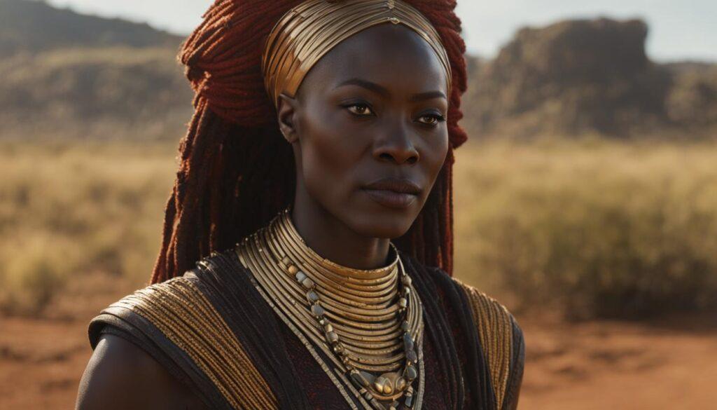 Florence Kasumba portraying Shenzi in The Lion King 2019