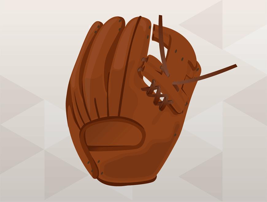 How to Replace Baseball Glove Web - Finish Bottom