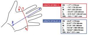 glove sizing chart