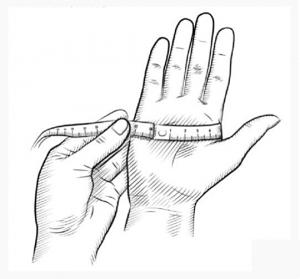 measure glove size