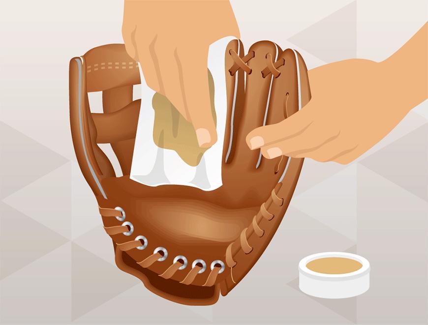 how to condition a baseball glove