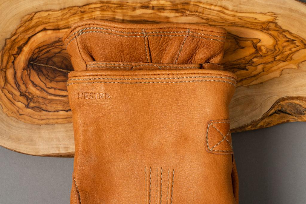 Deerskin leather gloves