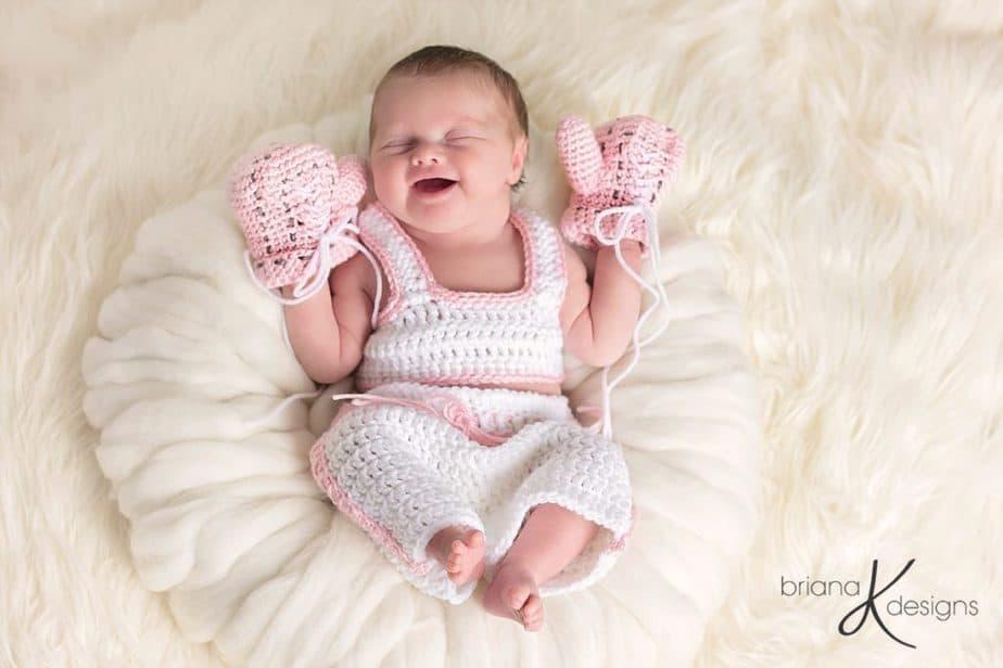 Boxer Baby Crochet Outfit by Briana K Designs