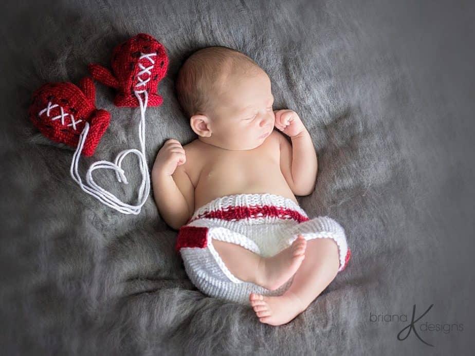 Boxer Baby Crochet Outfit by Briana K Designs