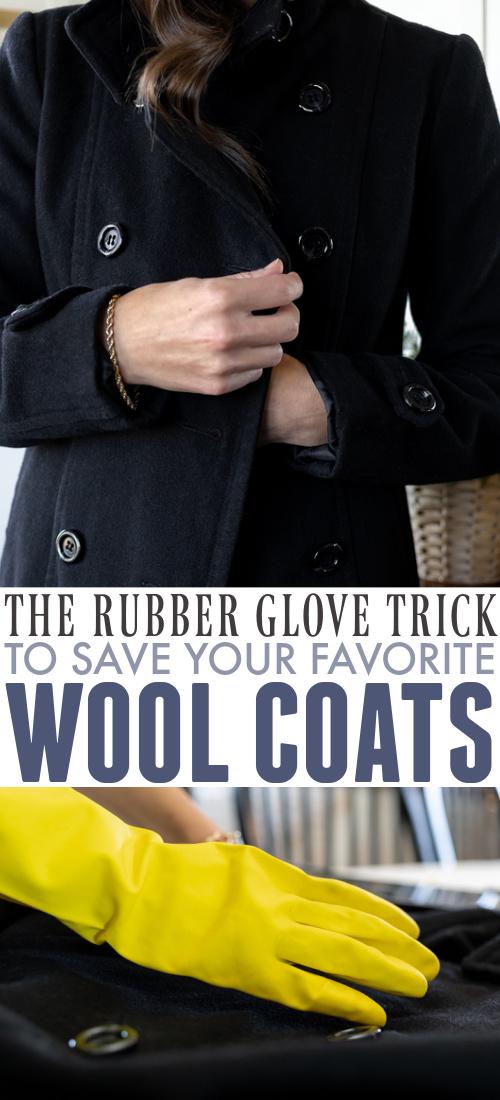 The best trick for how to remove lint and fuzz from a wool coat! Here