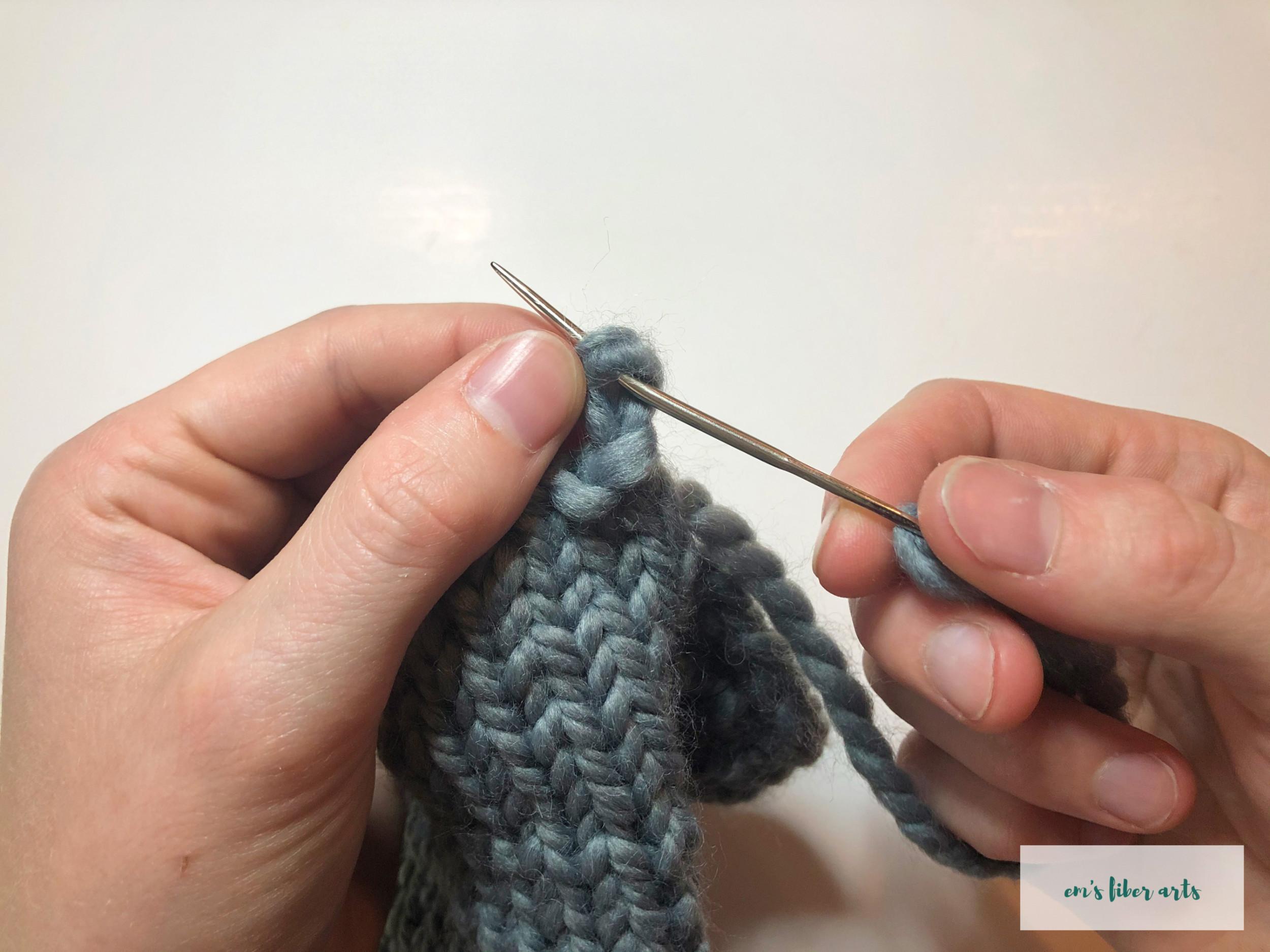 how to loom knit fingerless gloves