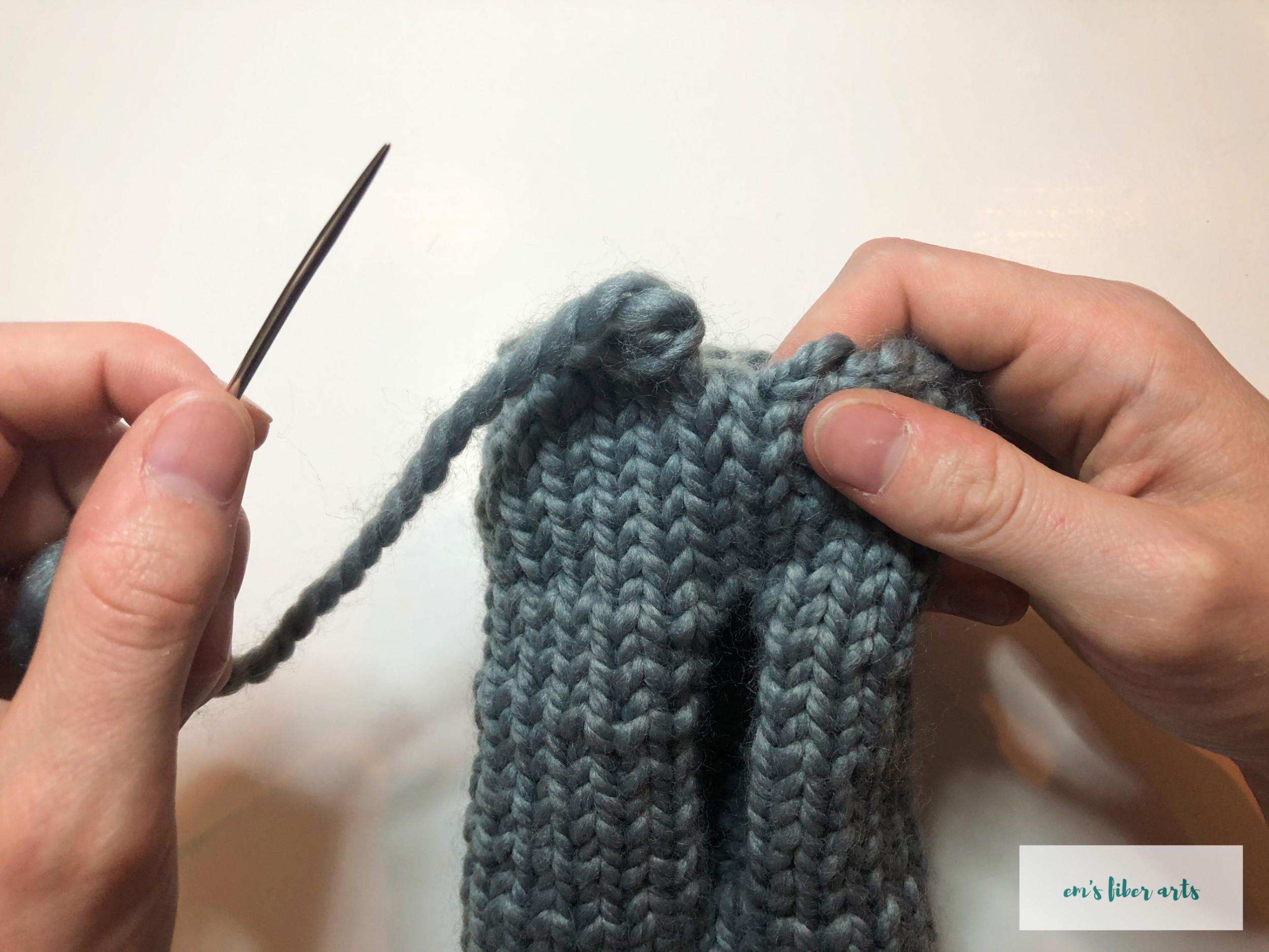 loom knitting tutorial fingerless gloves