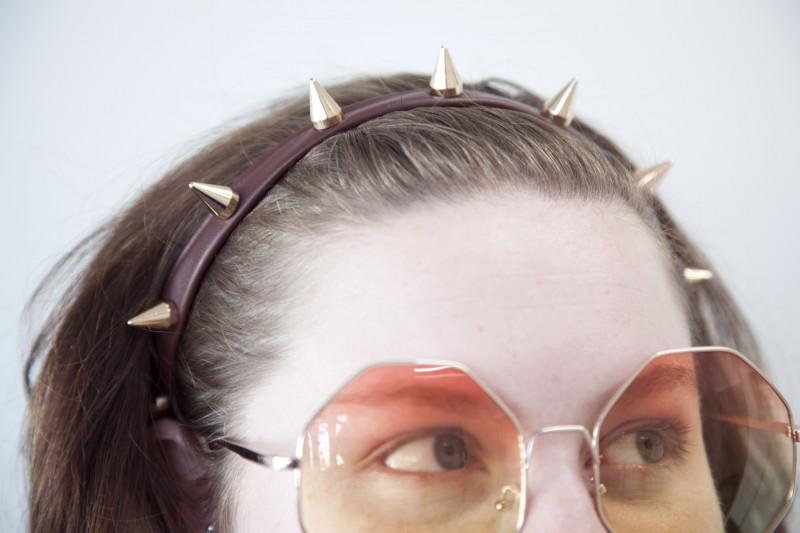 DIY Not? Spiked Leather Headband