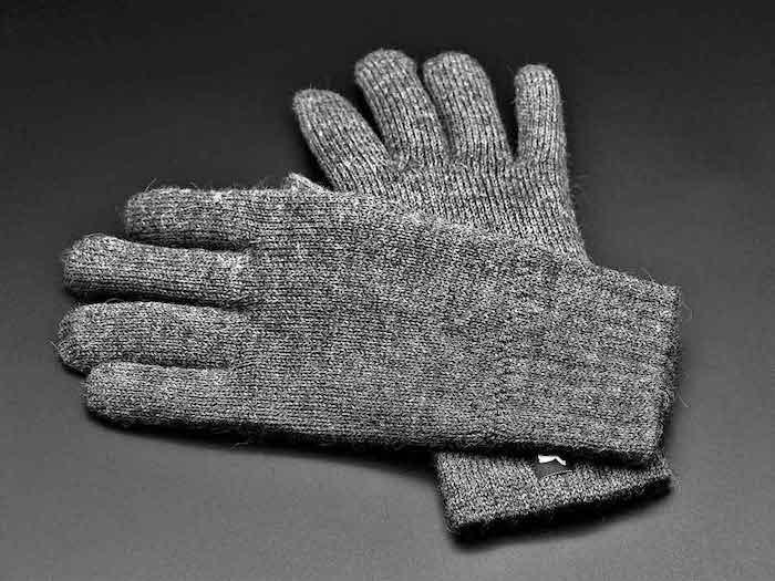 Wool liner gloves