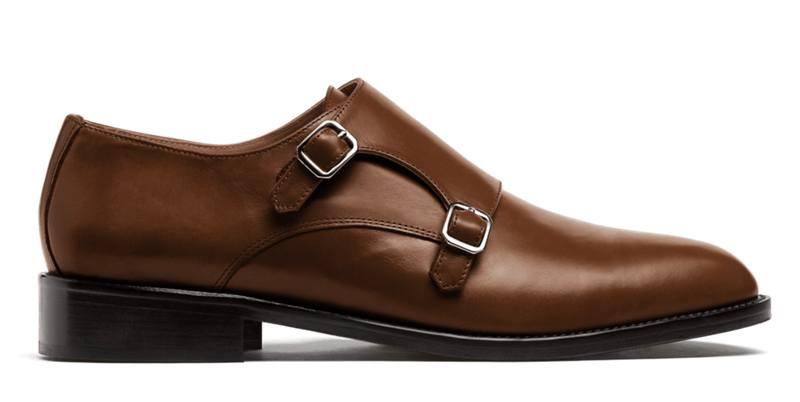 brown monk strap shoes