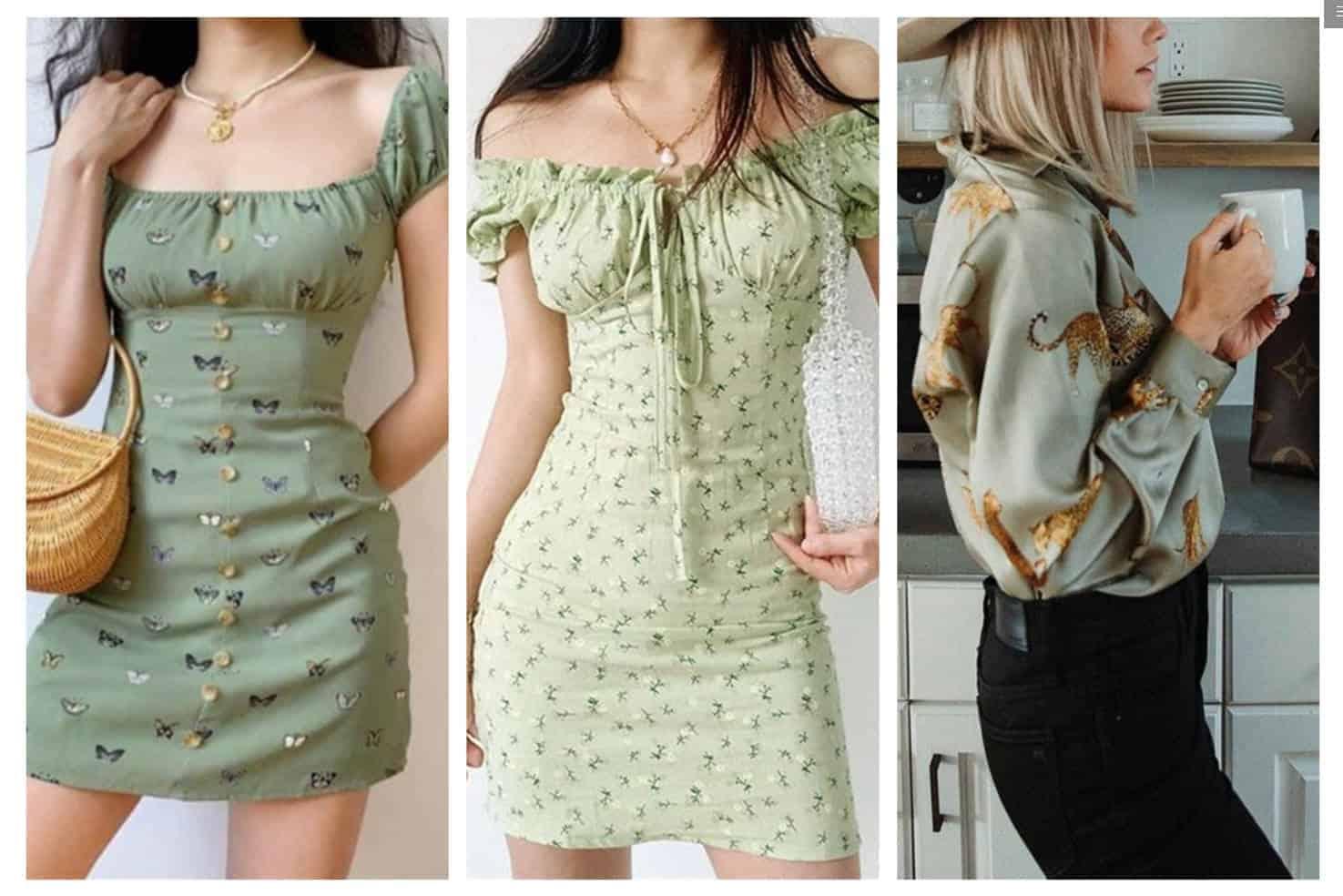 sage green dresses