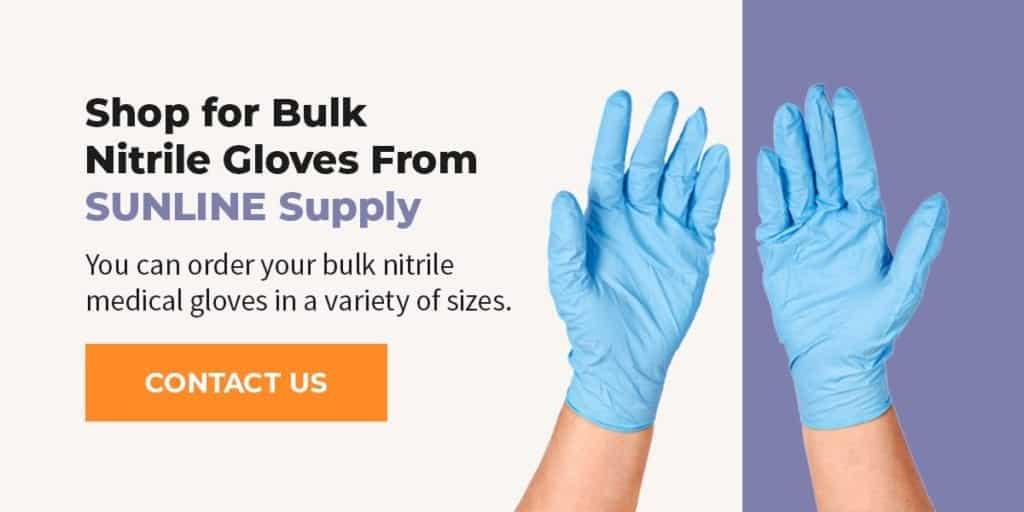Shop for Bulk Nitrile Gloves From SUNLINE Supply