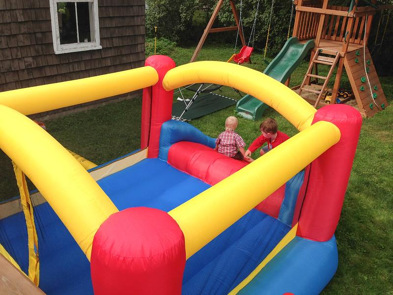 backyard bouncy castle
