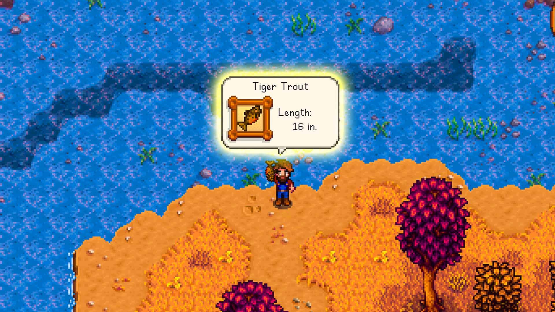 How To Catch A Tiger Trout In Stardew Valley