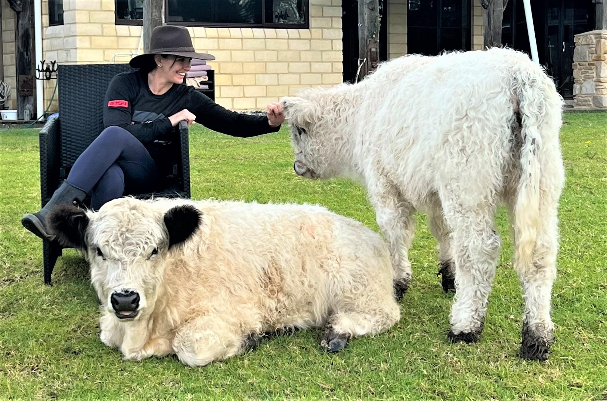 Lisa with Paddie and Louis 10 07 2022