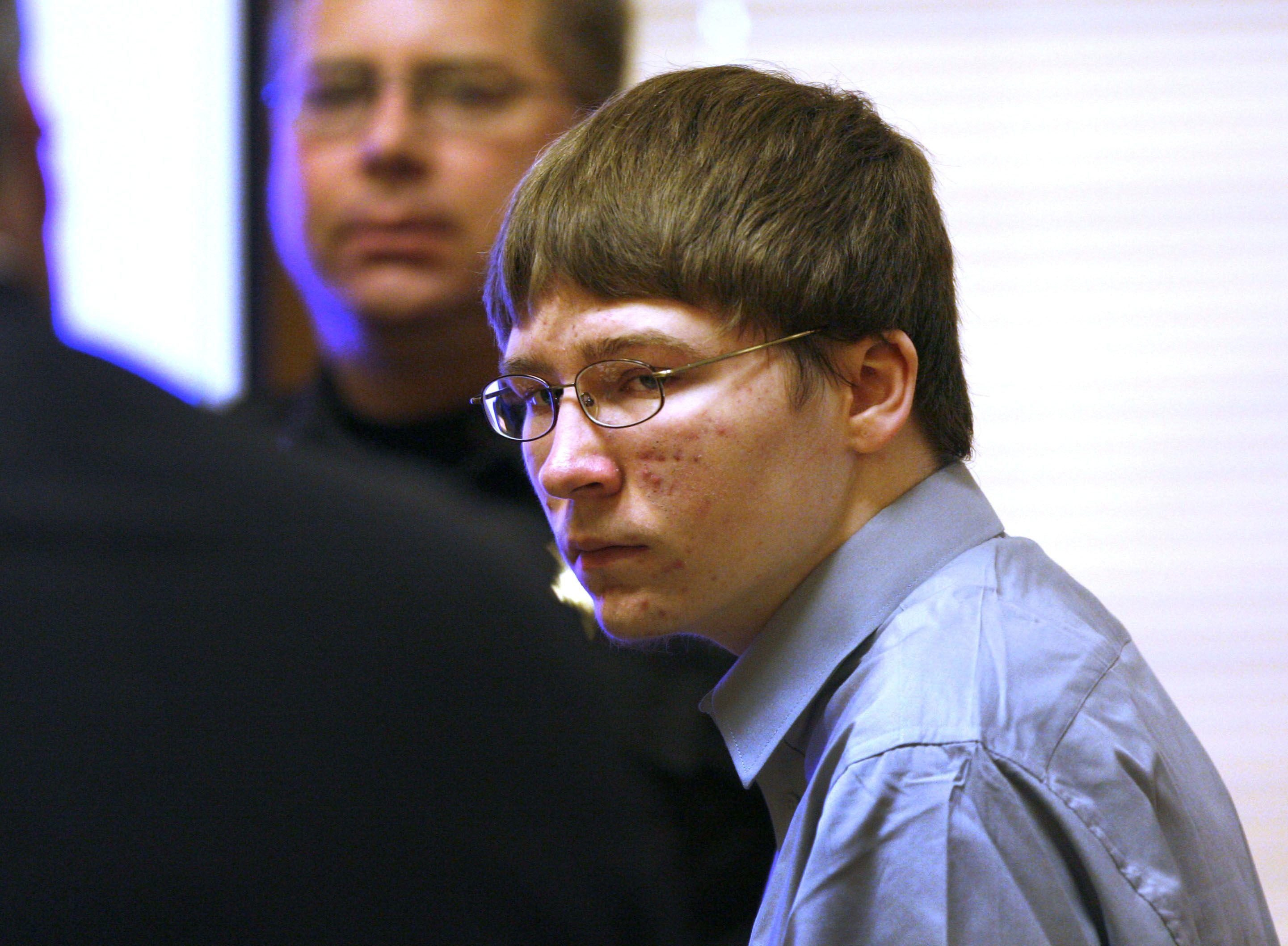 Brendan Dassey appears in Manitowoc County court in 2007.