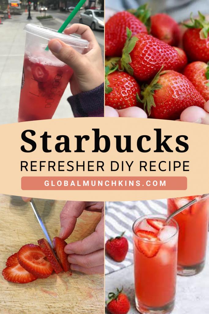 You don’t have to be a skilled, fast-paced barista to craft the perfect drink. My daughter's favorite drinks are the Starbucks Strawberry Acai Refresher and of course Pumpkin Spice Frappuccinos, so that is the first one we learned how to DIY and make a healthy option as well. Let's get to it, the best DIY Strawberry Refresher!