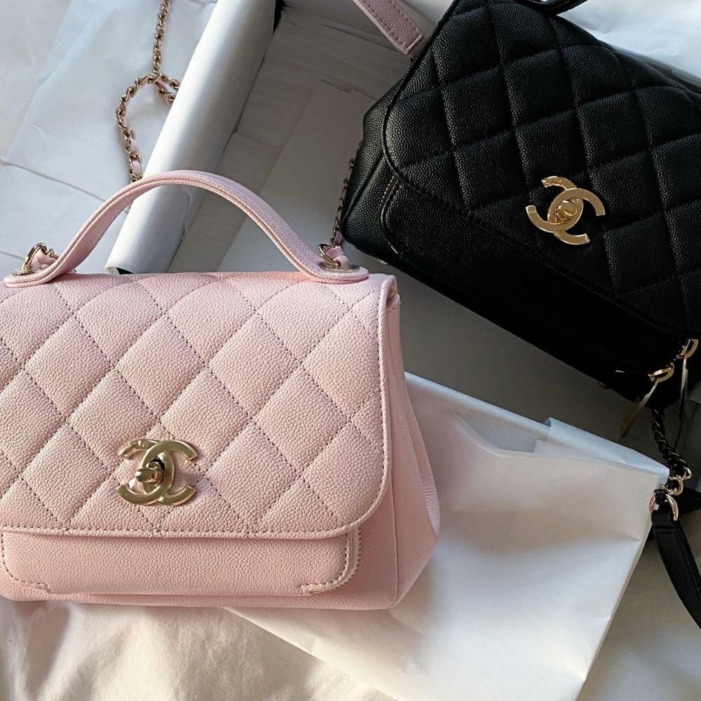 Chanel Affinity bag ice-cream pink