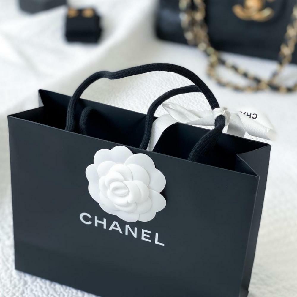 Chanel gift bag Chanel first bag