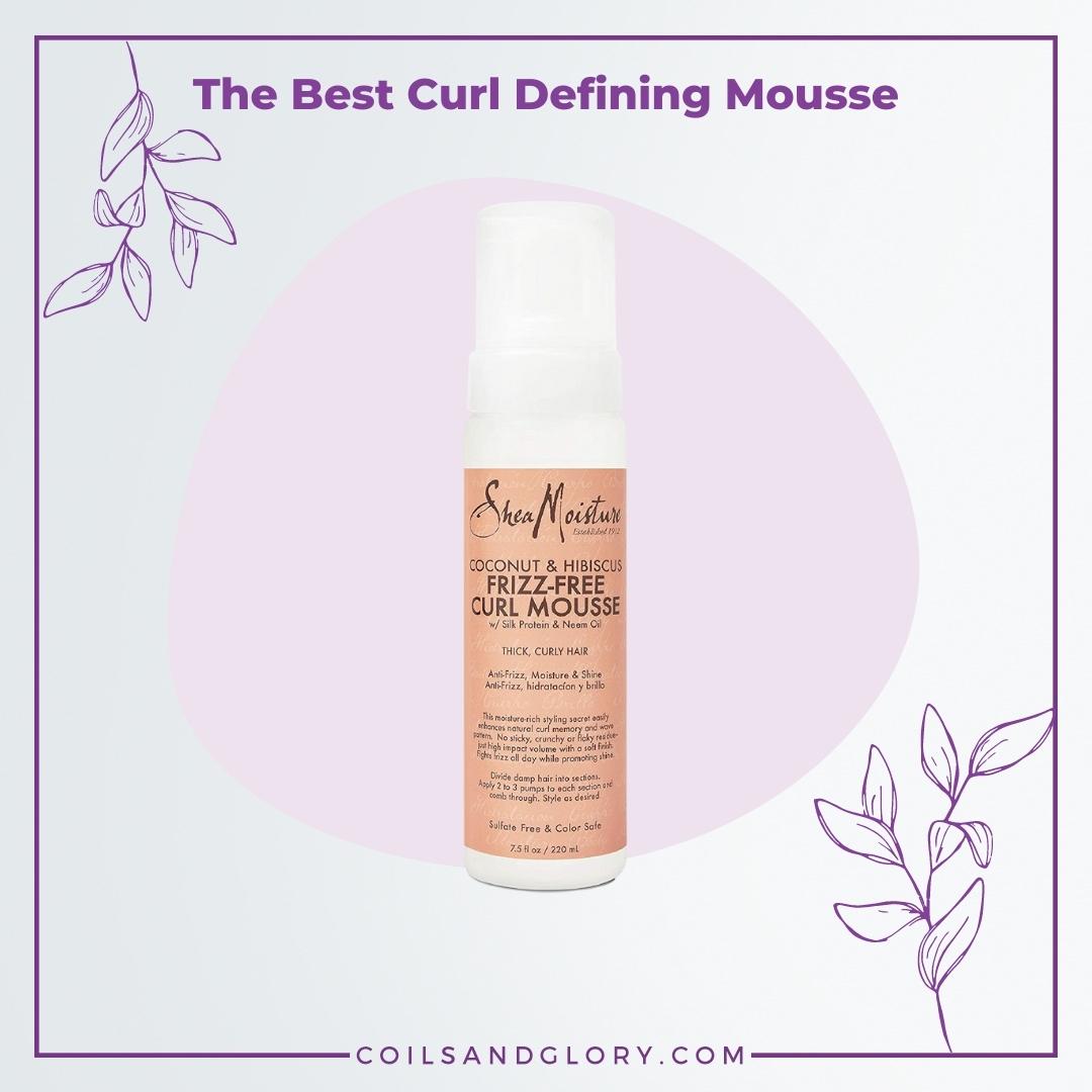 SheaMoisture Curl Mousse for Frizz Control 