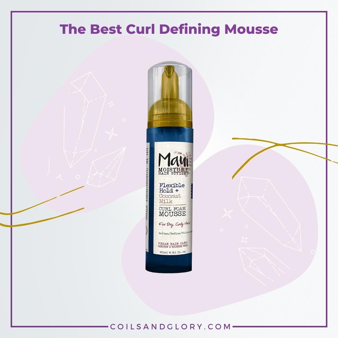 Maui Moisture Flexible Hold + Coconut Milk Curl Foam Mousse