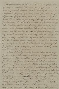Preliminary Draft of Emancipation Proclamation