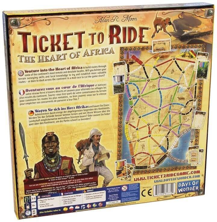 Ticket To Ride Map Collection Heart of Africa Volume 3