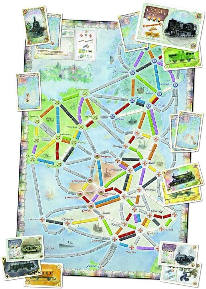 Ticket To Ride Map Collection Volume 5: United Kingdom & Pennsylvania