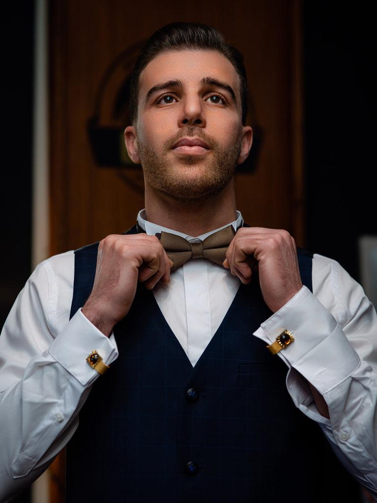Man with bow tie history