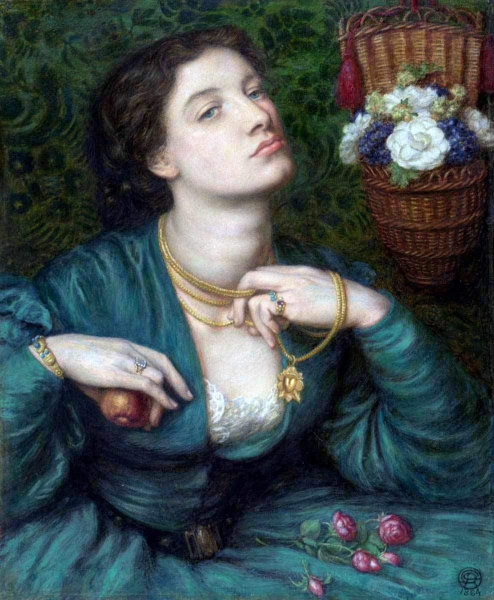 Monna Pomona, Dante Gabriel Rossetti, 1864. Source: Tate Gallery, London.
