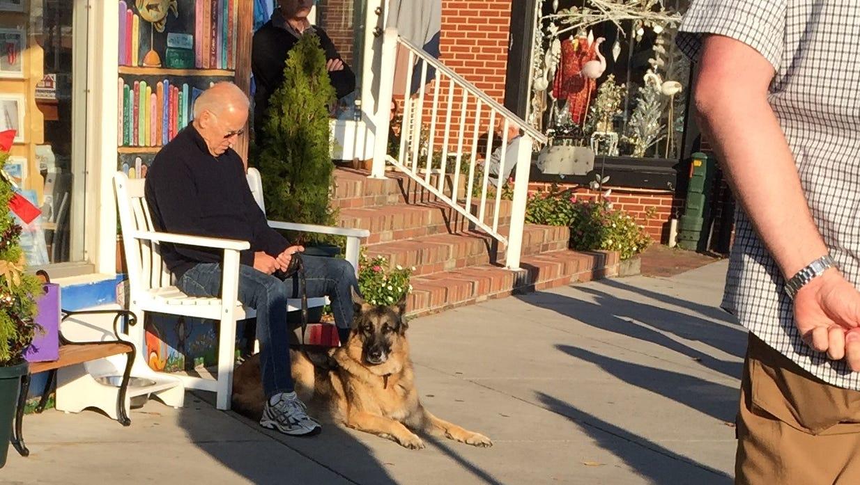 Vice President Joe Biden spends part of his birthday weekend in Rehoboth Beach in November 2016.