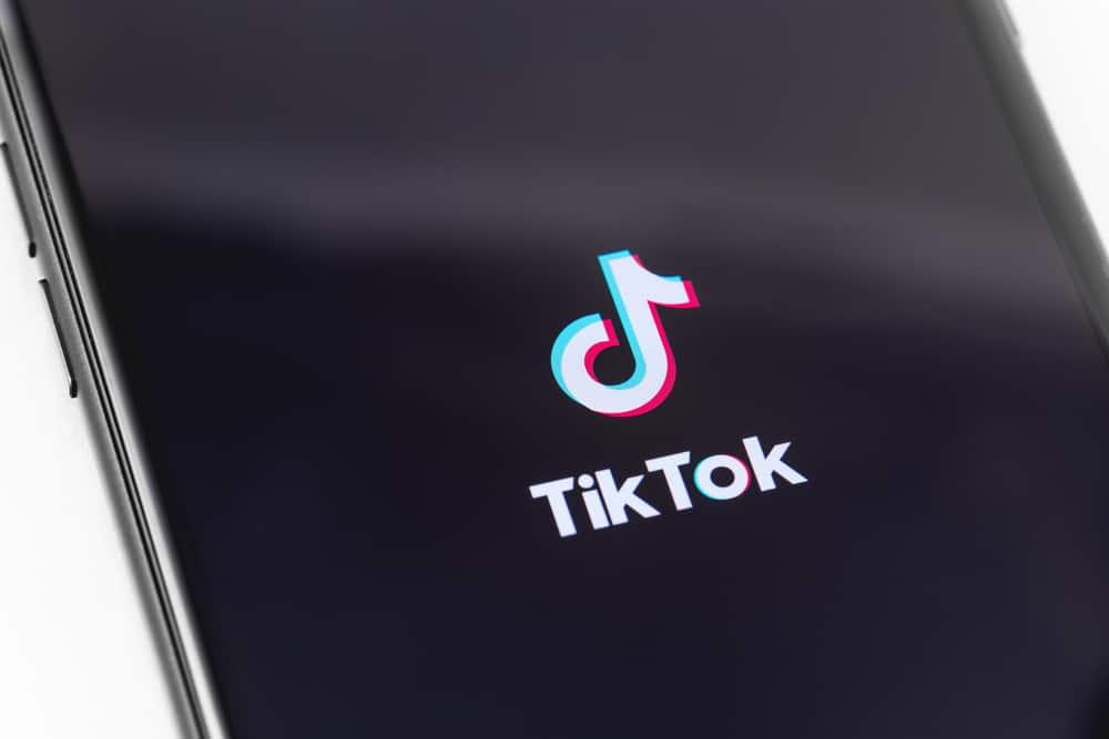 The logo of the TikTok app