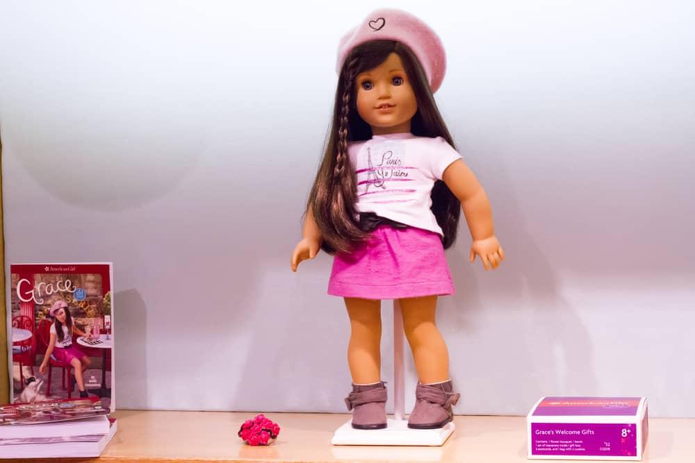 Dolls in The American Girl Place store, in New York City