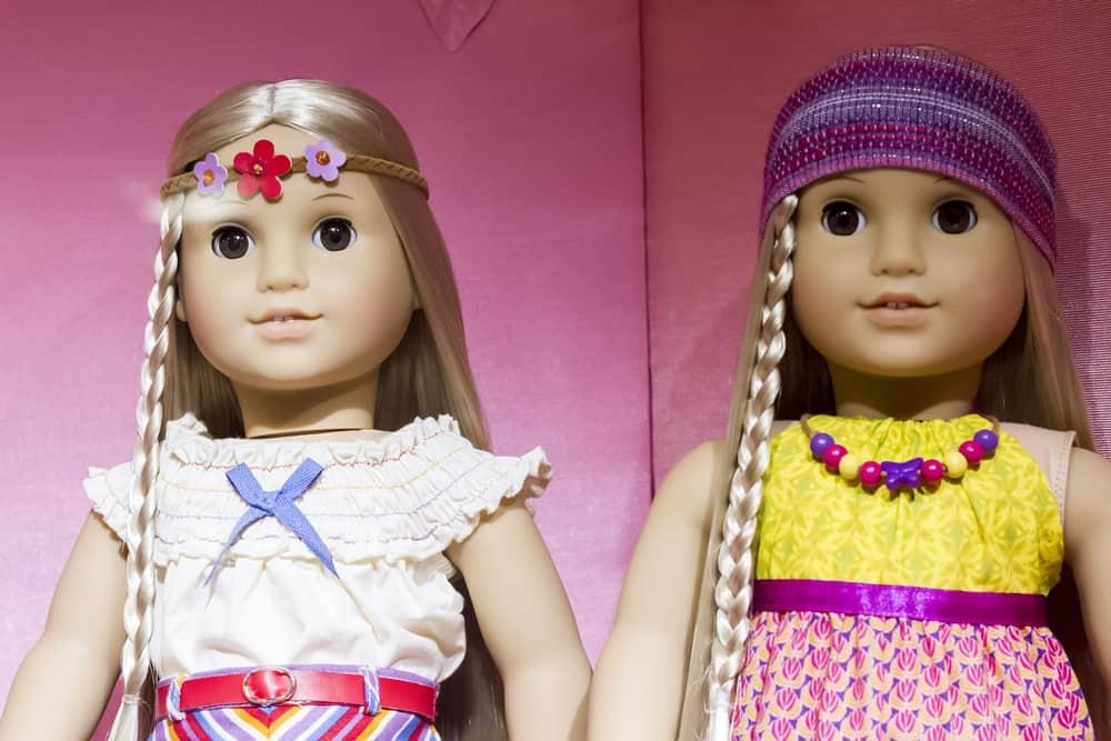 Dolls in The American Girl Place store