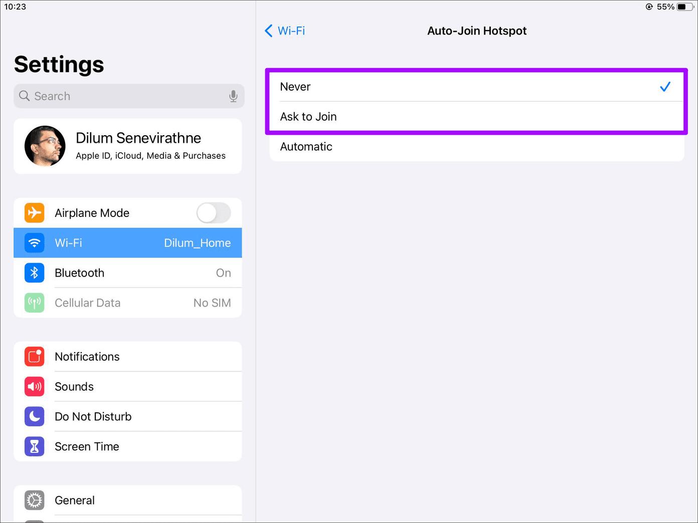 Disable Iphone Automatic Personal Hotspot 3