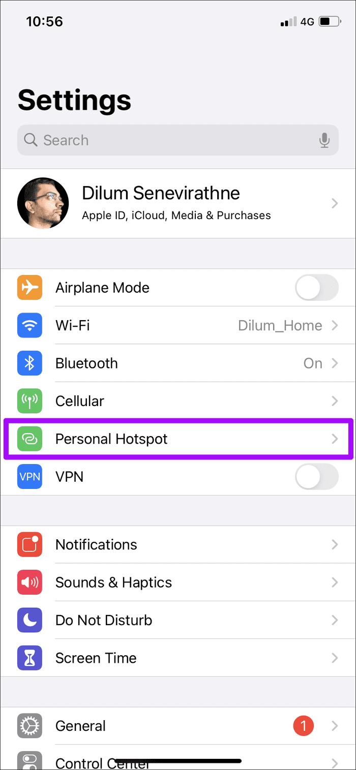 Disable Iphone Automatic Personal Hotspot 4