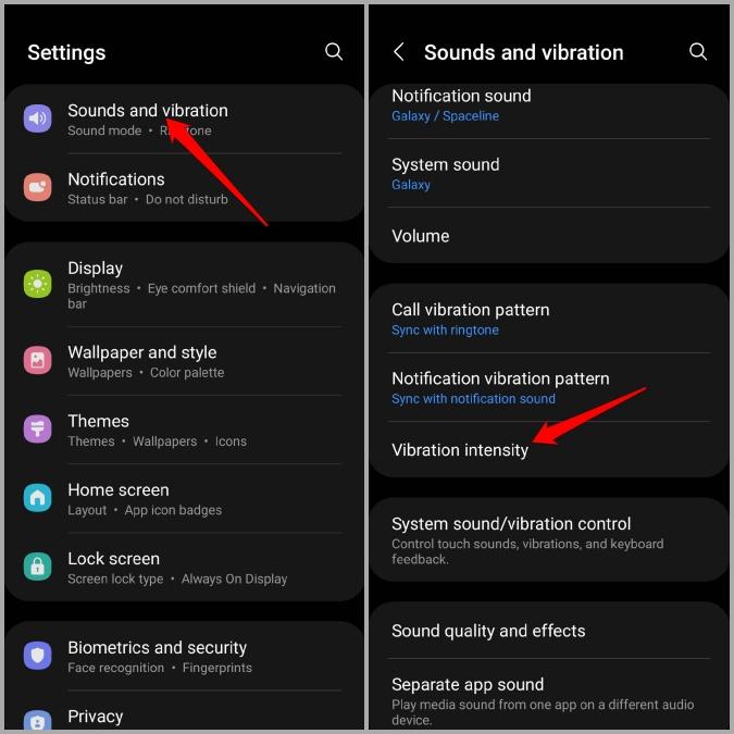 Vibration Intensity on Android