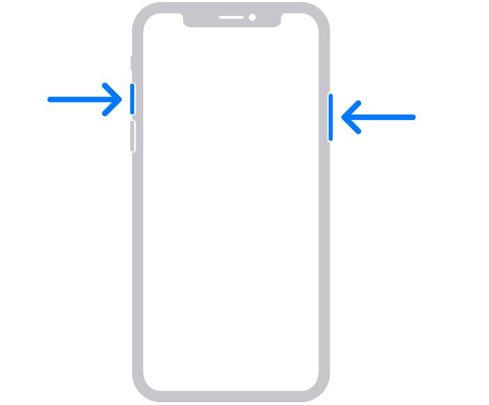 iPhone Touch ID and top button