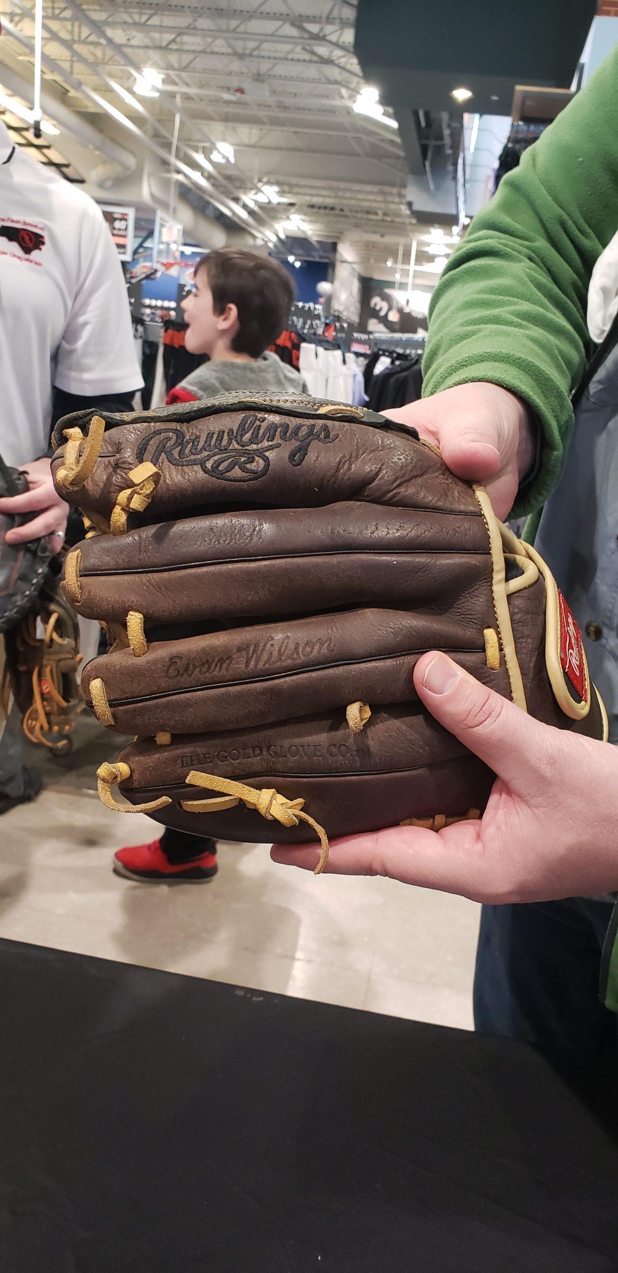 baseball glove personalization