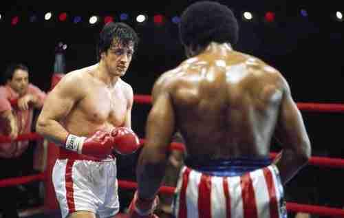 Rocky and Apollo Fight in Casanova Boxing Gloves
