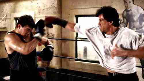Tommy Gunn Wearing Boxing Gloves in Rocky V