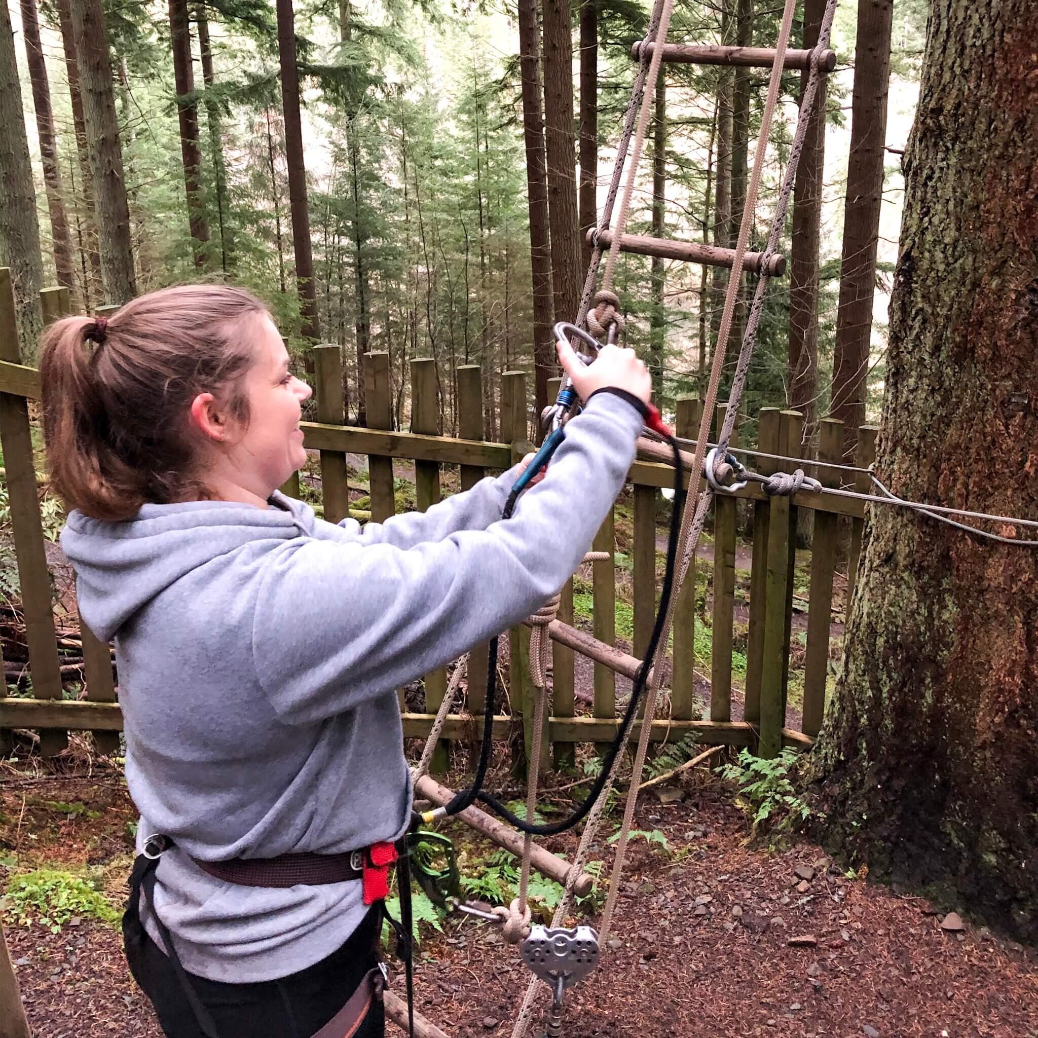Go Ape Glentress: The Treetop Challenge