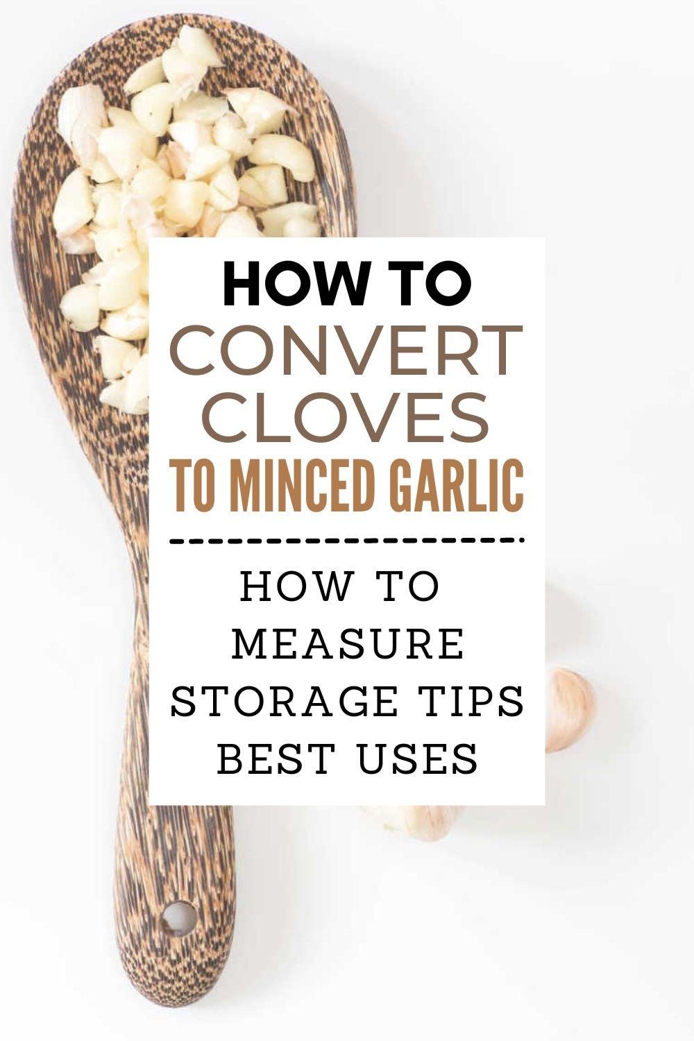 How Much Minced Garlic Equals a Clove