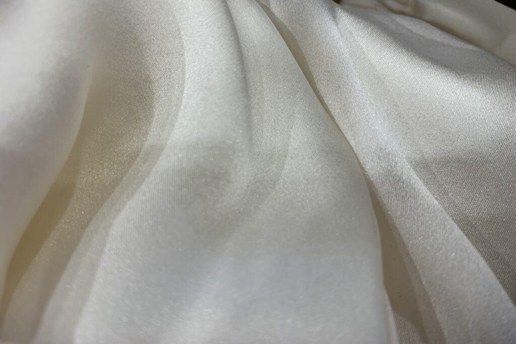 white silk material elegance