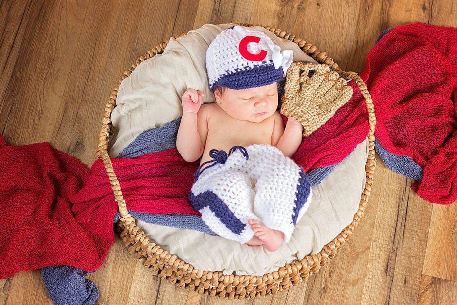 crochet Baseball newborn crochet outfit