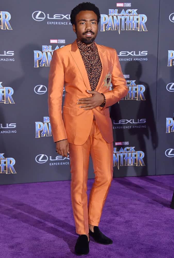 Donald Glover Orange Suit