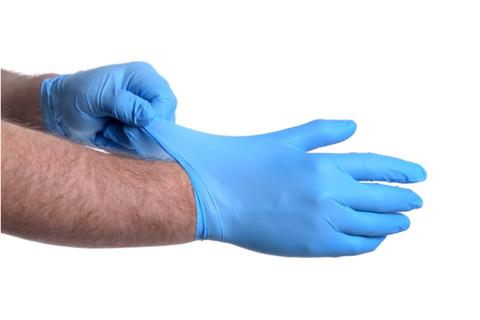 How to don a nitrile glove